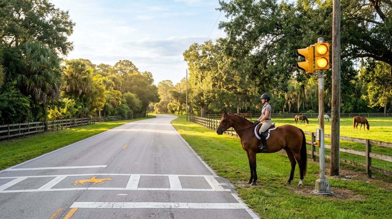 Equestrian Crossings on Okeechobee Blvd.: Safer Trails, but Who Controls the Road?
